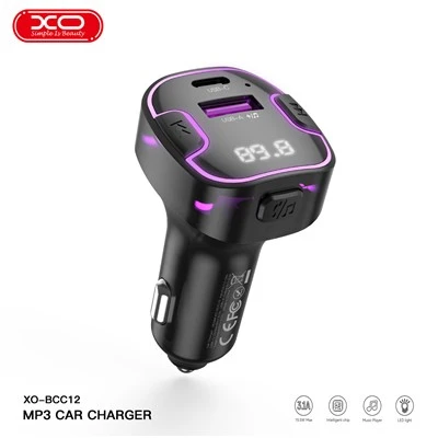 Nabíječka do auta XO Bluetooth MP3+5V3.1A