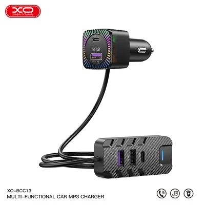 Xo BCC13 nabíječka automobilu 5V3,1V s okolním světlem